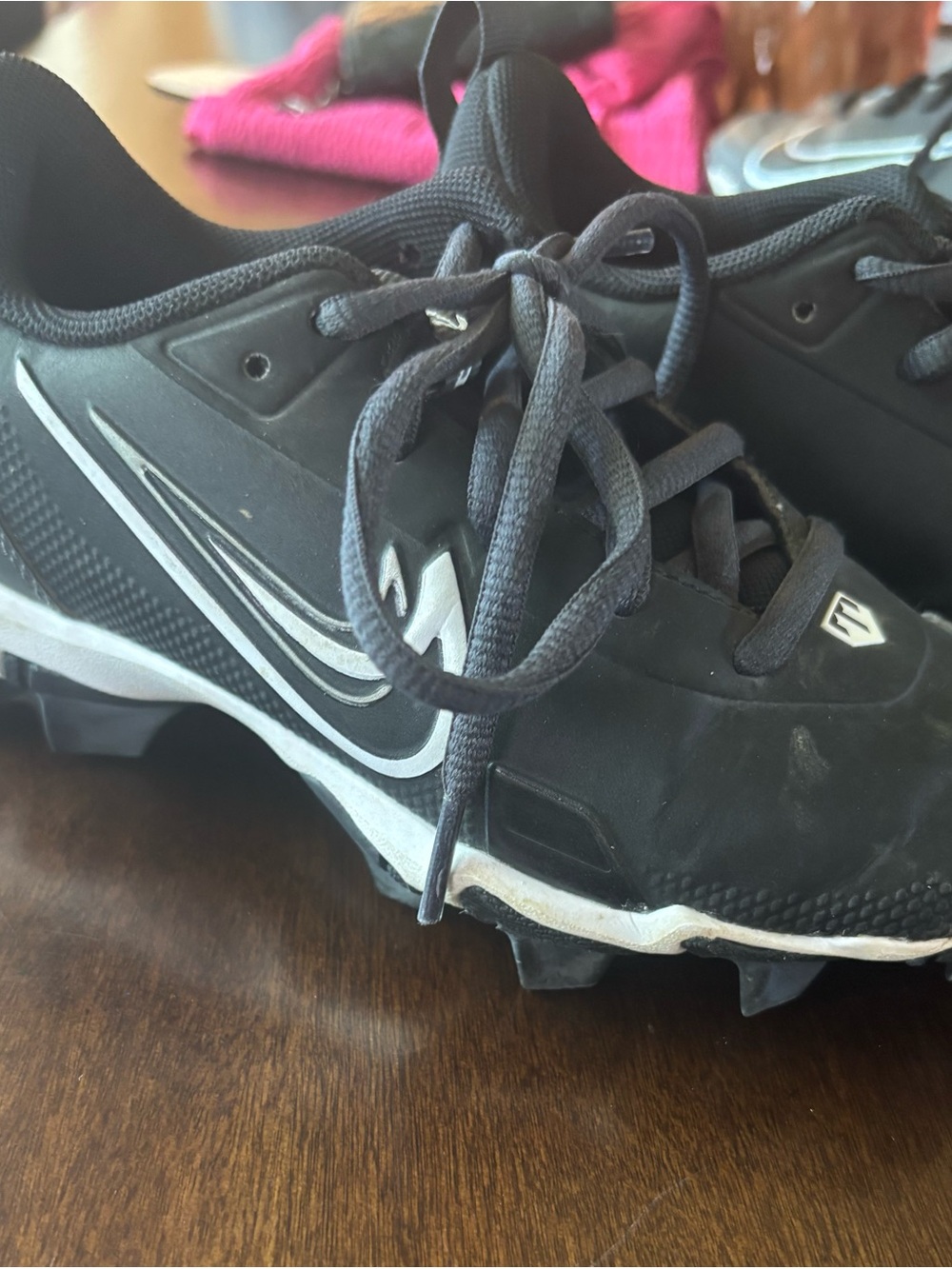 Nike Black & White Cleats